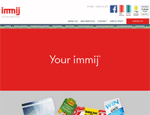 Tablet Screenshot of immij.com